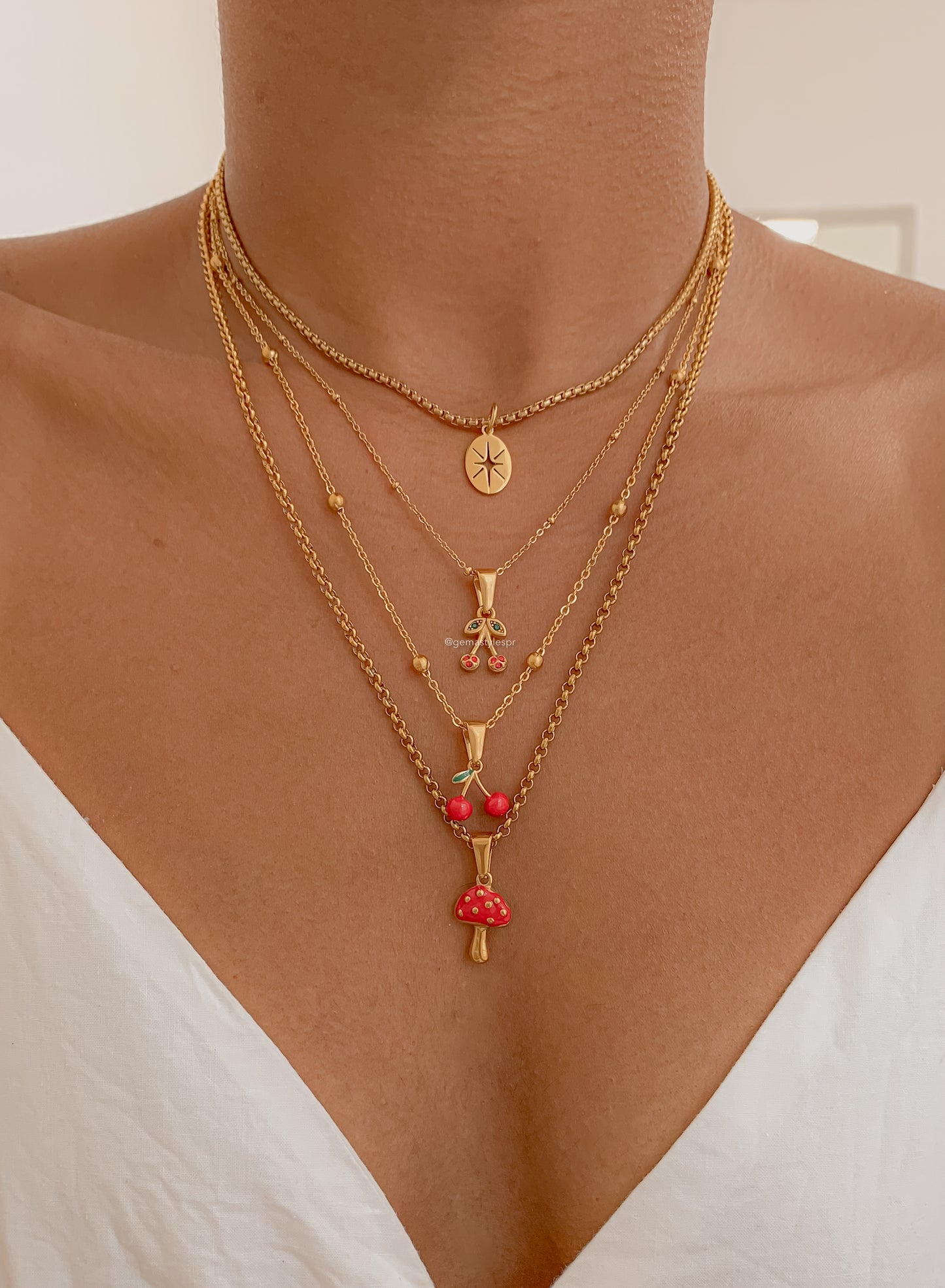 Mushroom Red Chain
