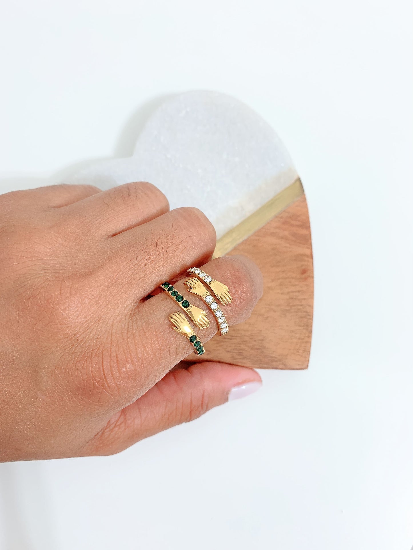 Hand cz Rings