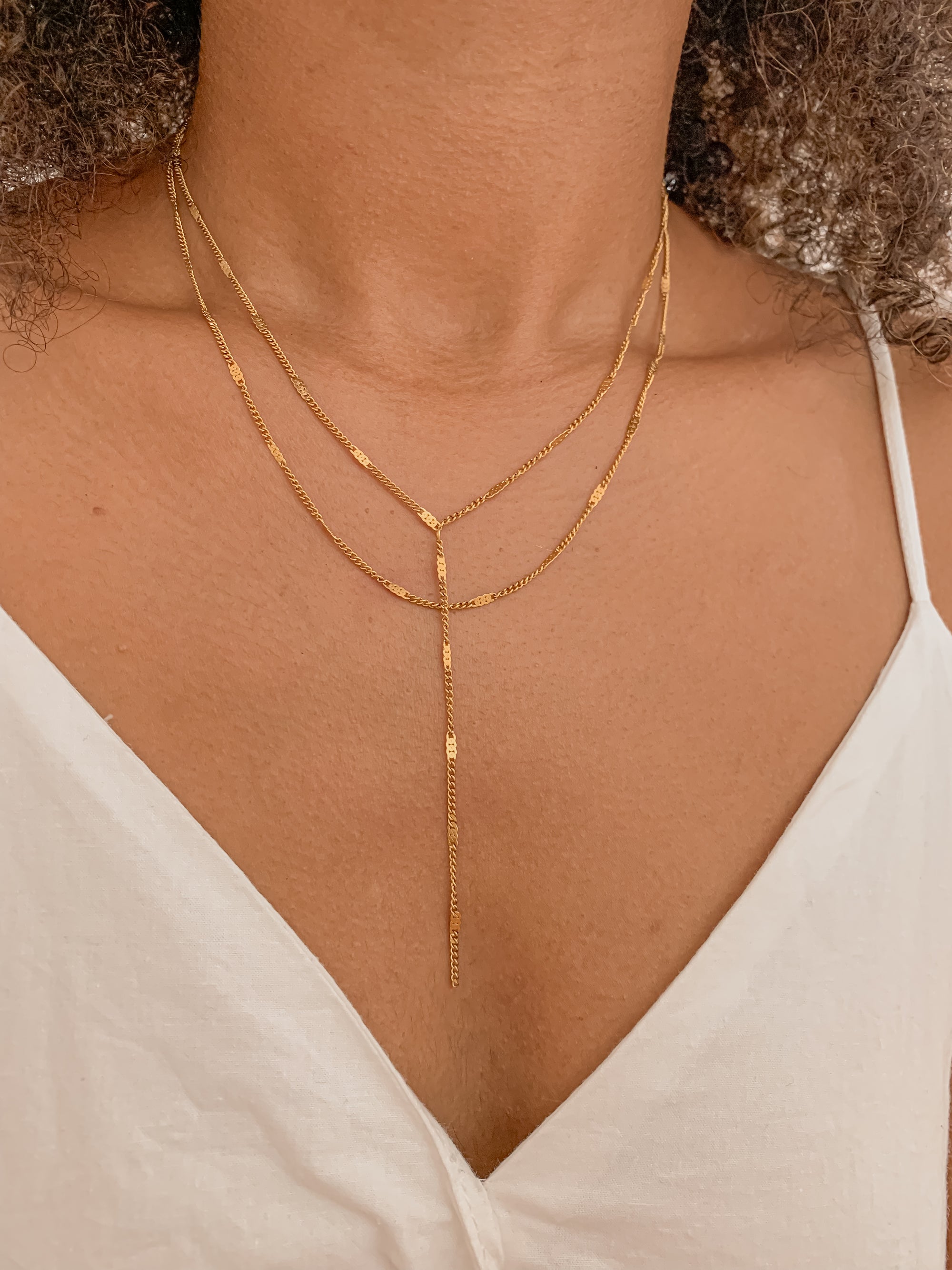 Doble Chain Lariat
