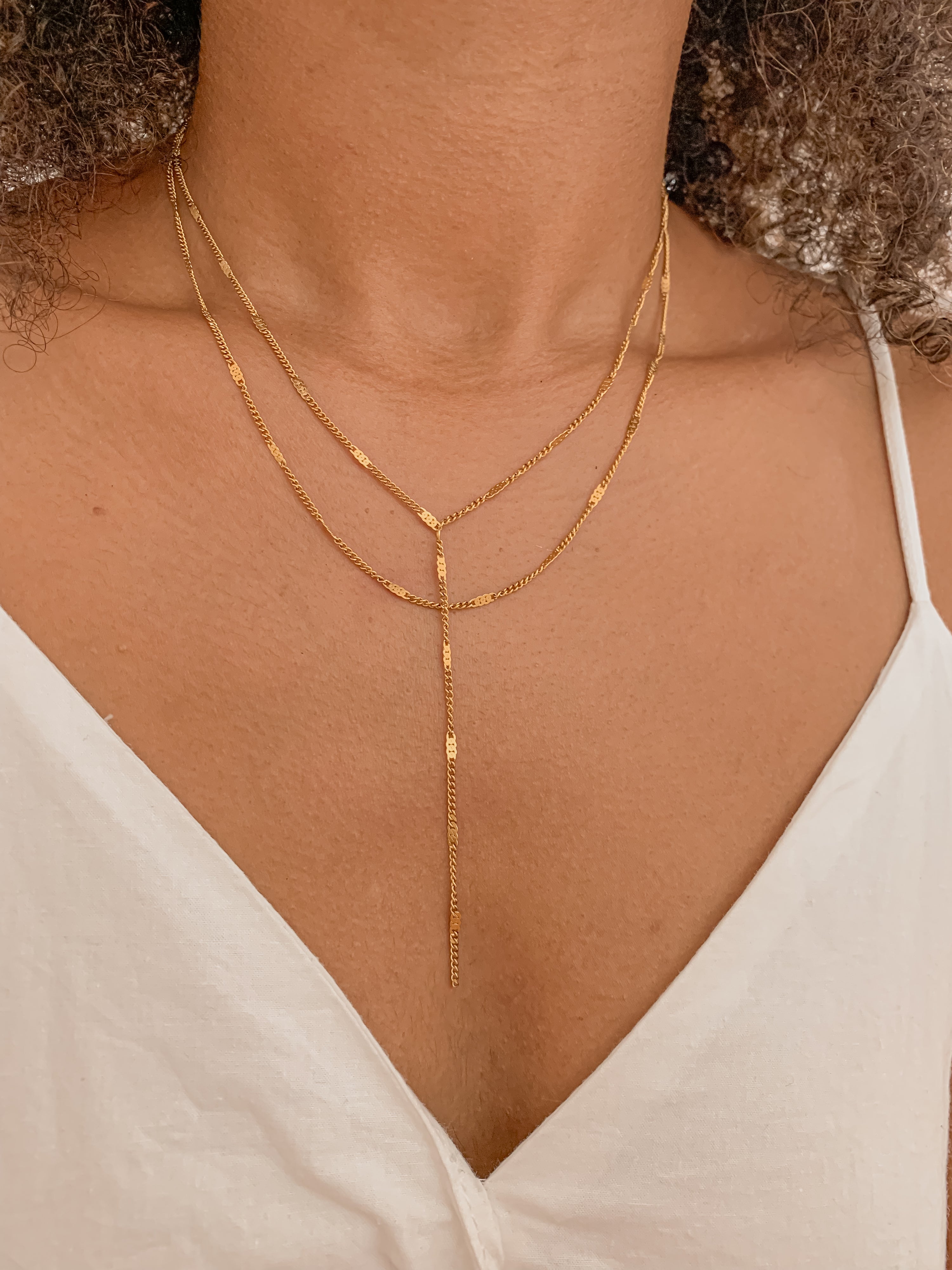 Doble Chain Lariat