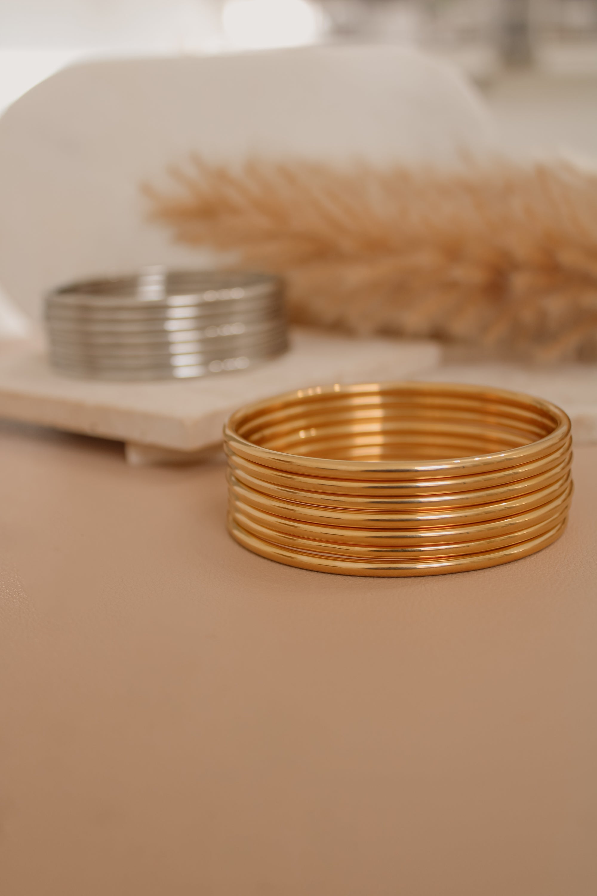 Ámbar Bangles 7pcs