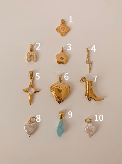 Golden Custom Charms