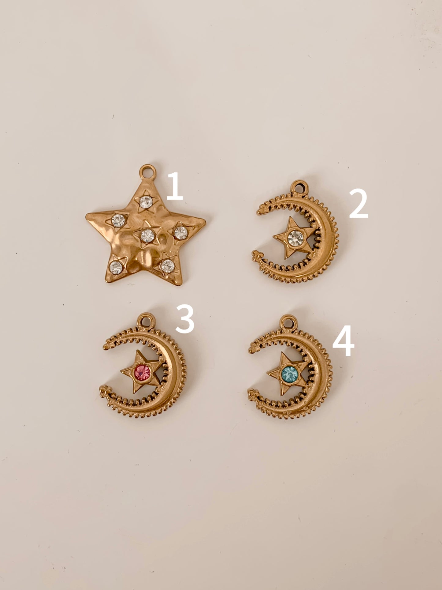 Luna y Estrella Charms