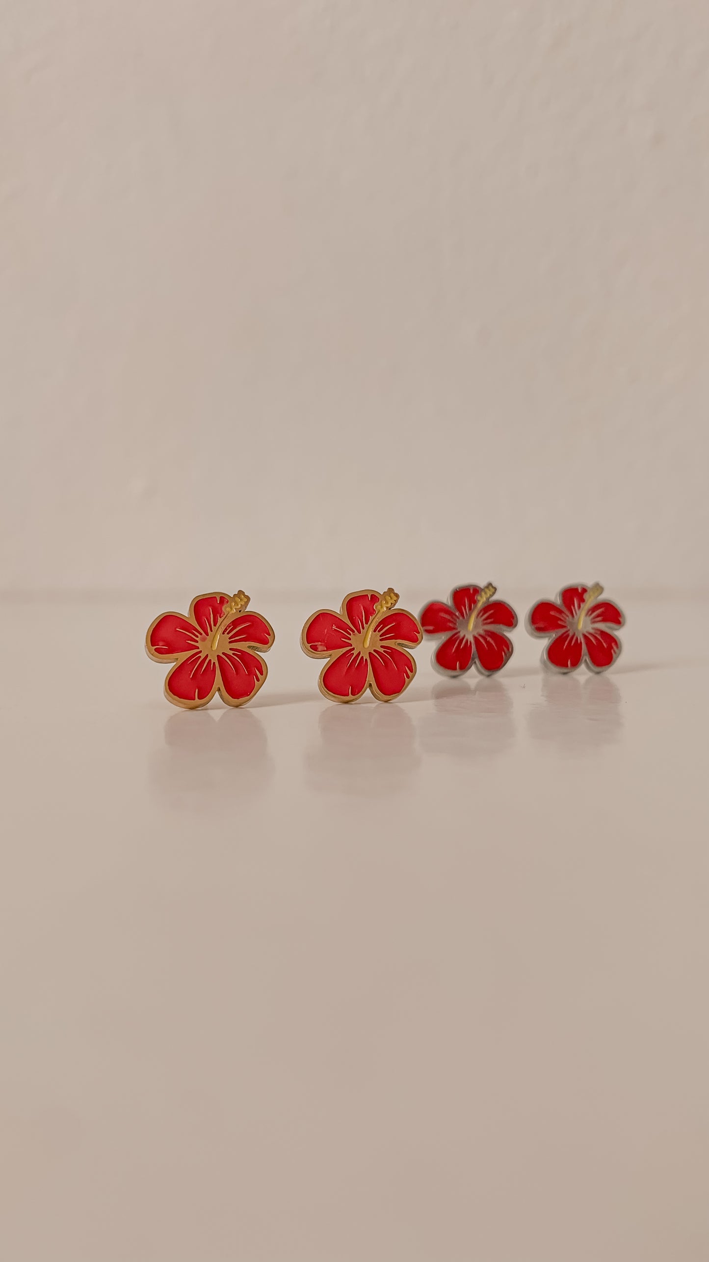 Amapola Red Earring