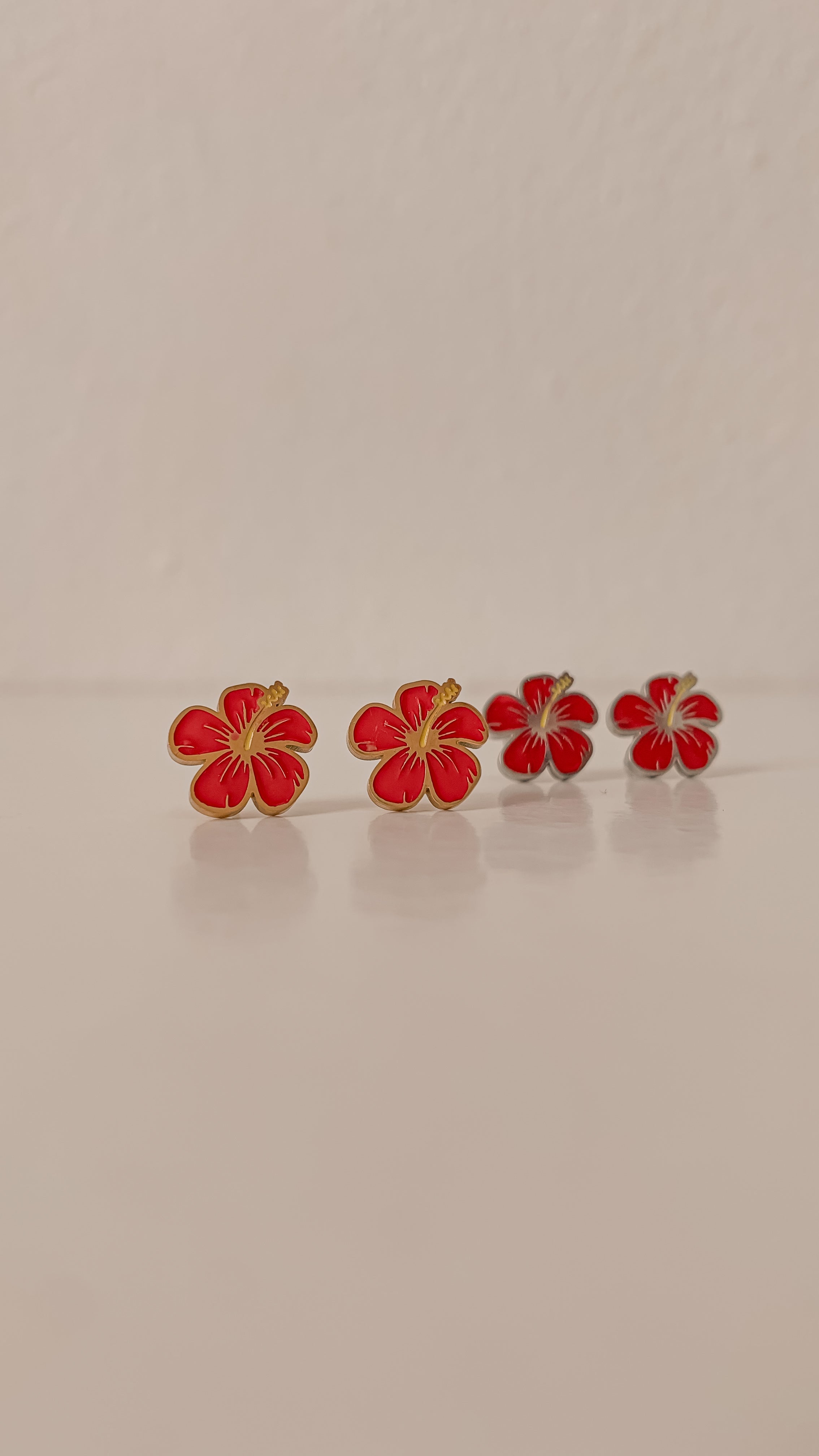 Amapola Red Earring