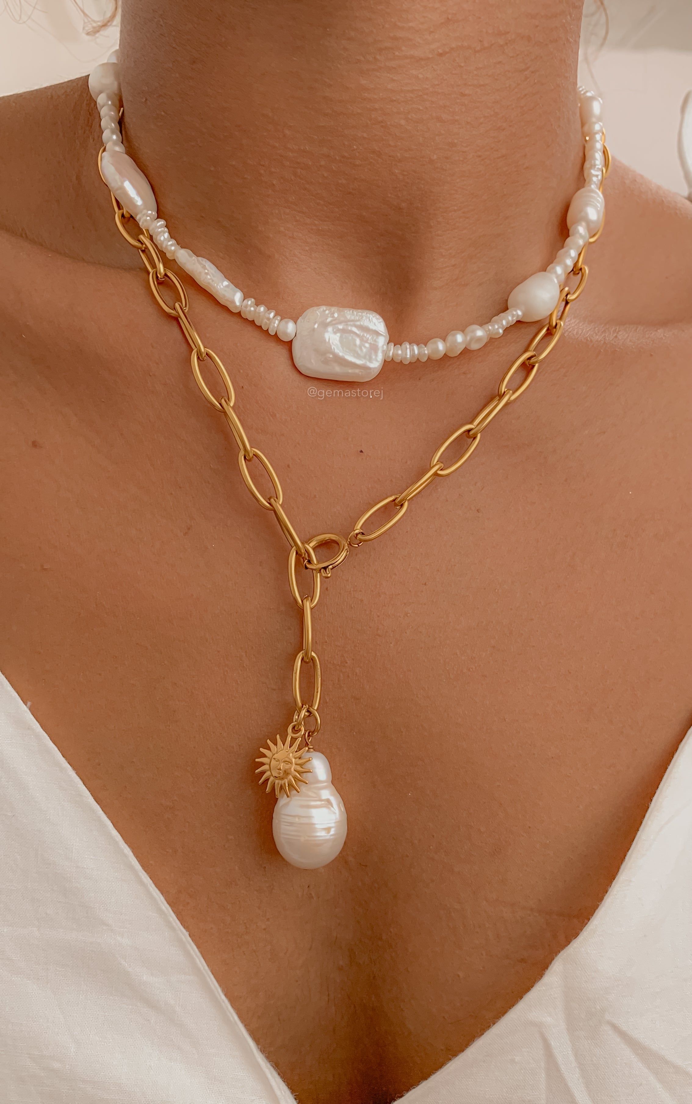Hali Choker Pearls
