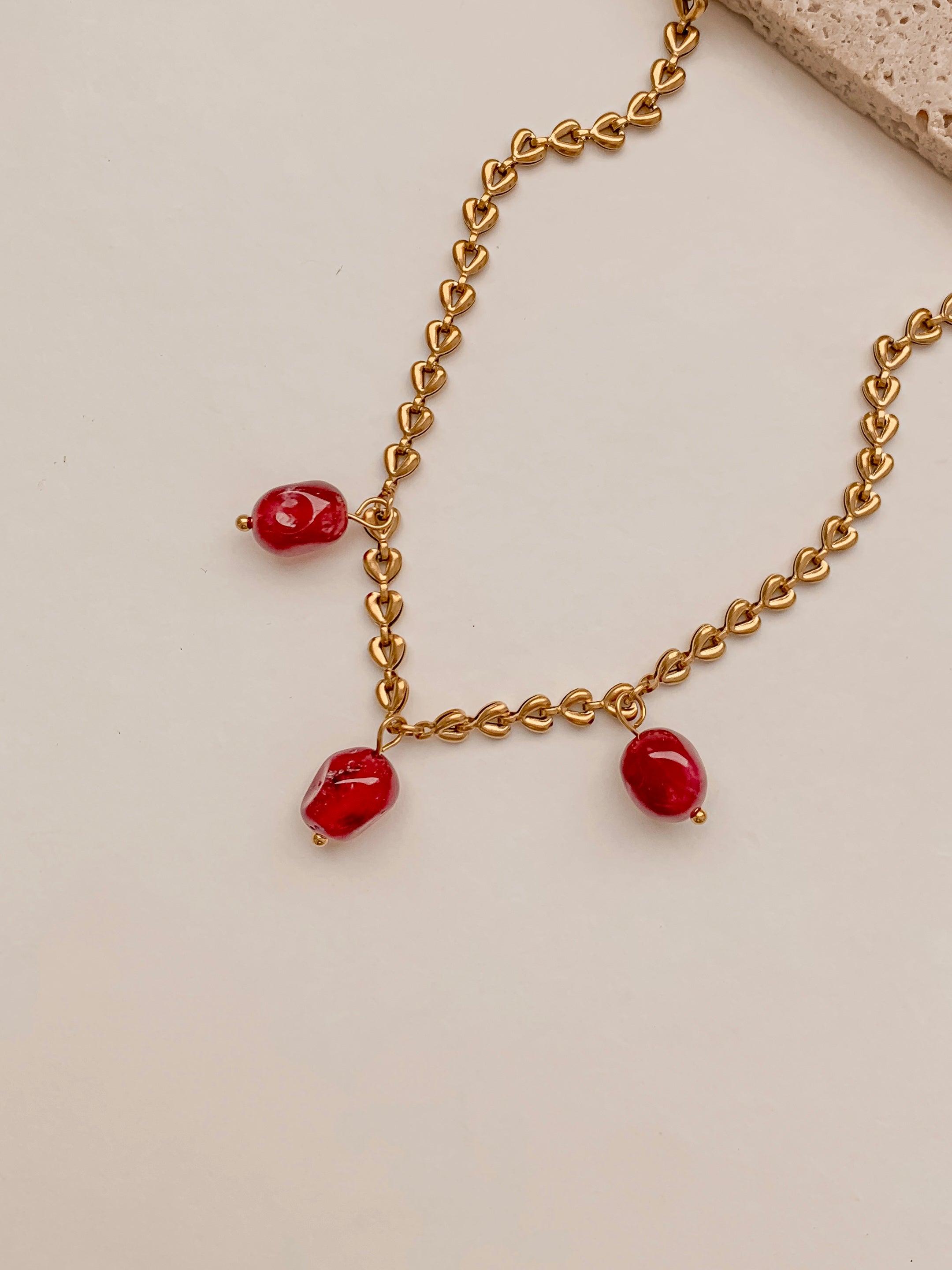 Heart Red Necklace