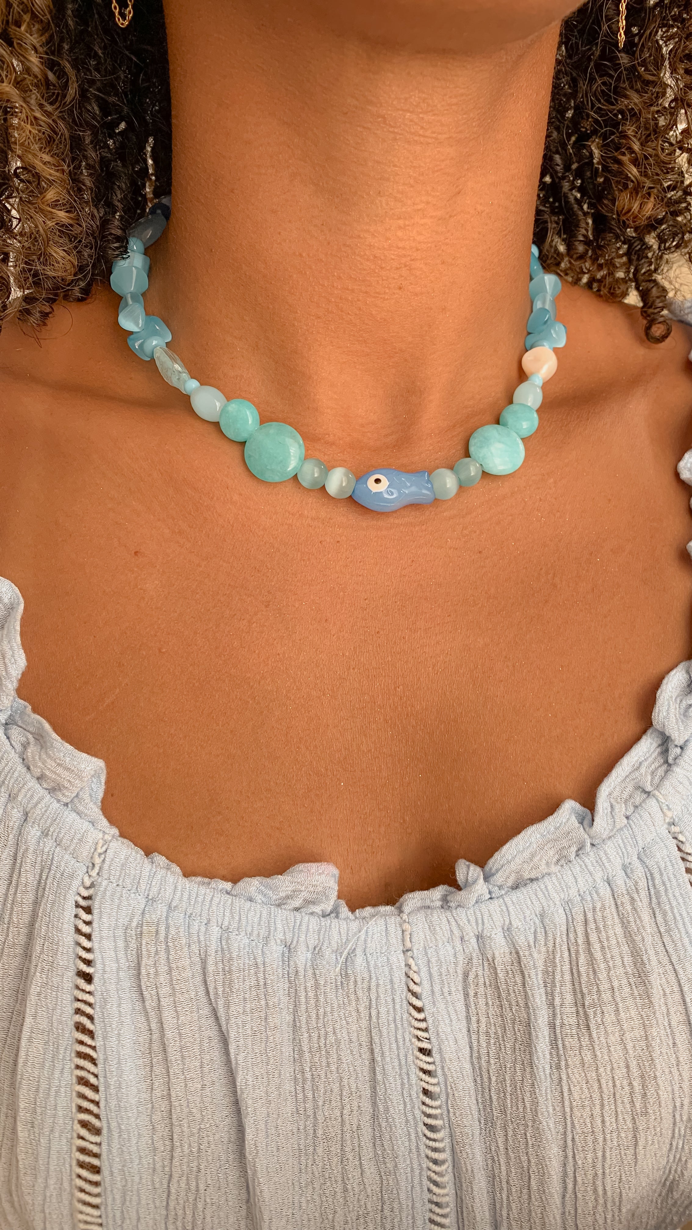 Bahía Azul Choker