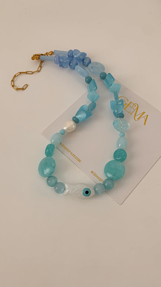 Bahía Azul Choker