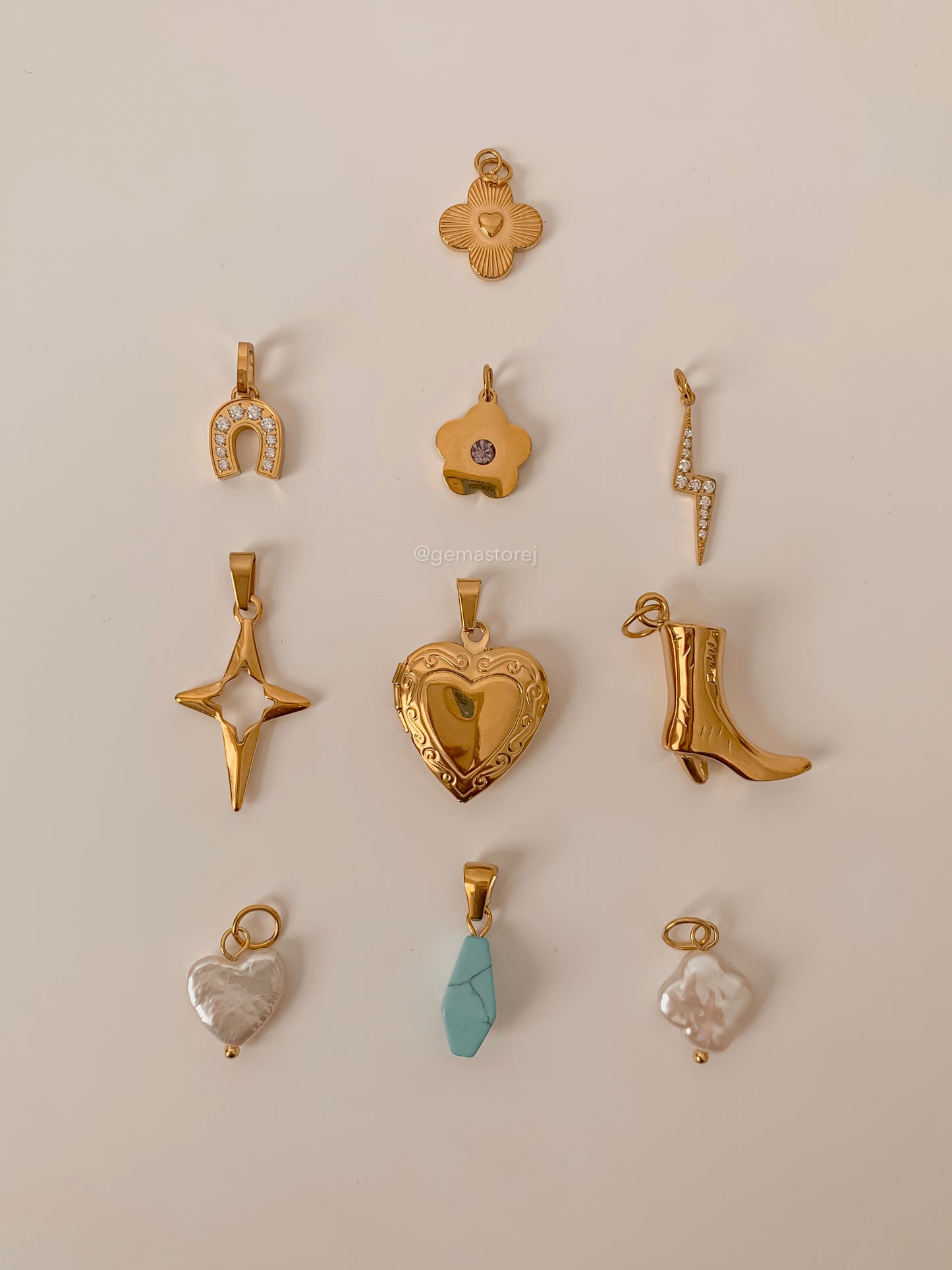 Golden Custom Charms