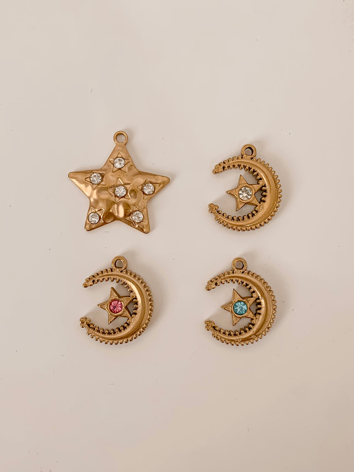 Luna y Estrella Charms