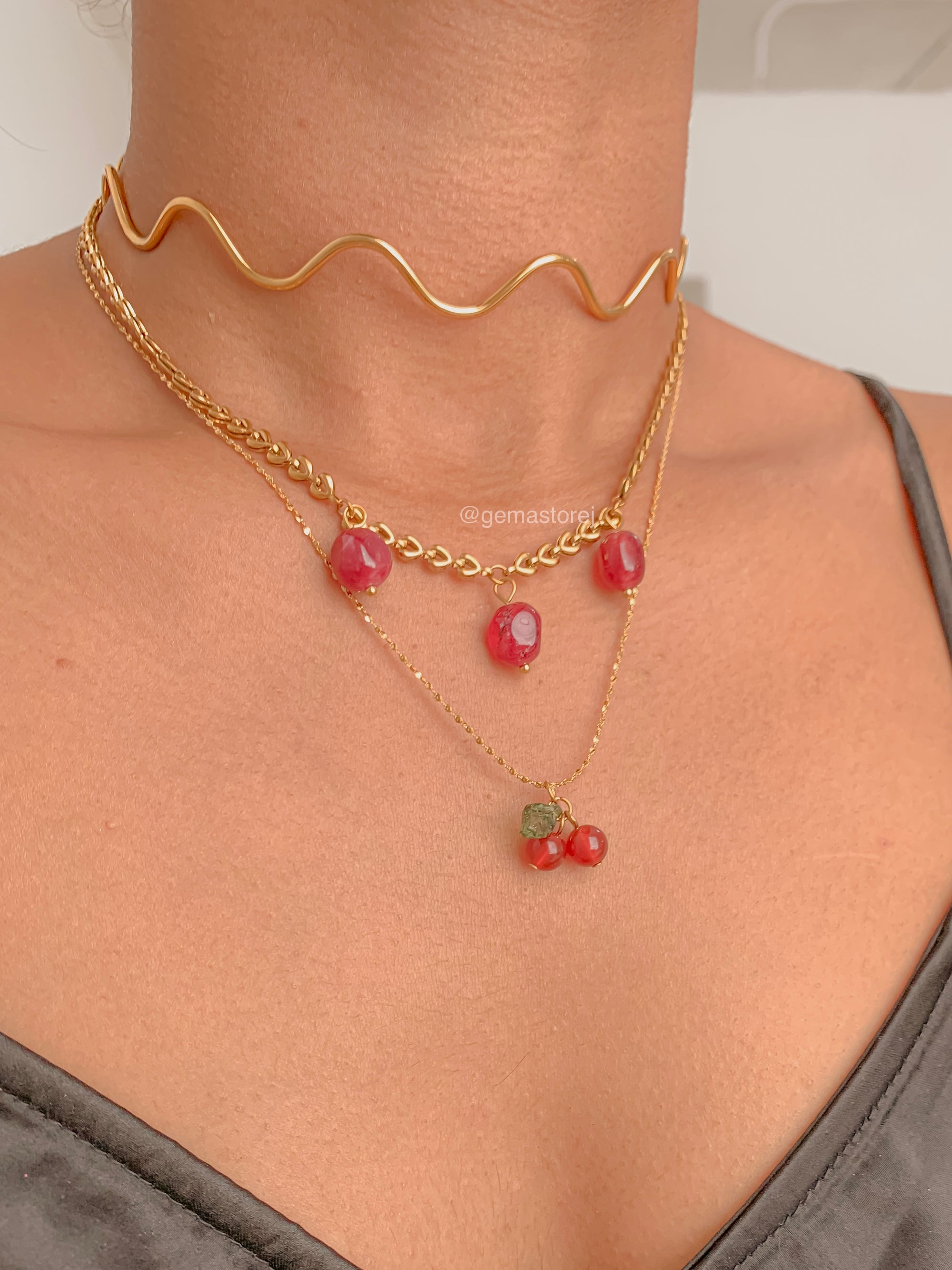 Heart Red Necklace
