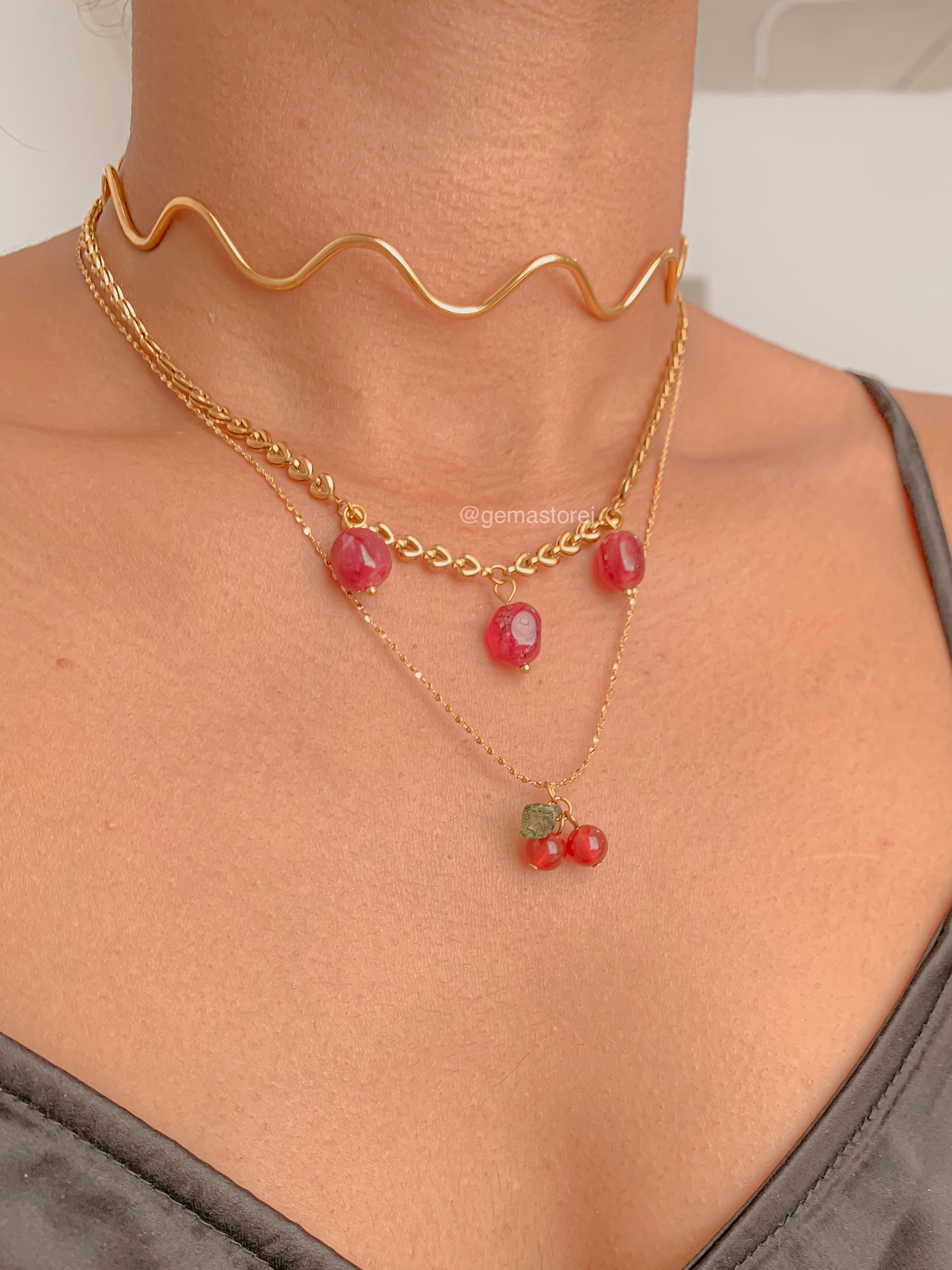 Heart Red Necklace