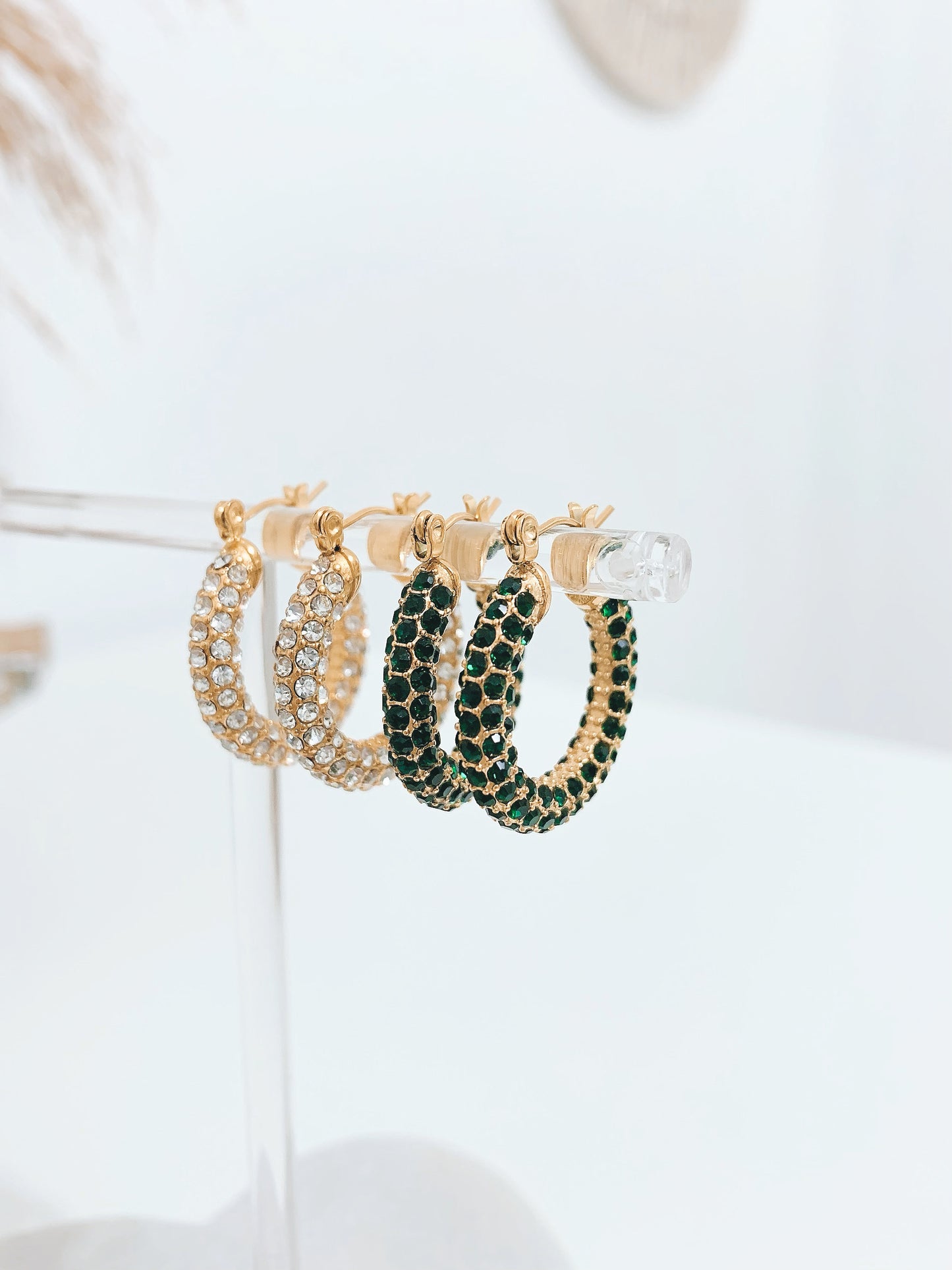 Glenda CZ Hoops