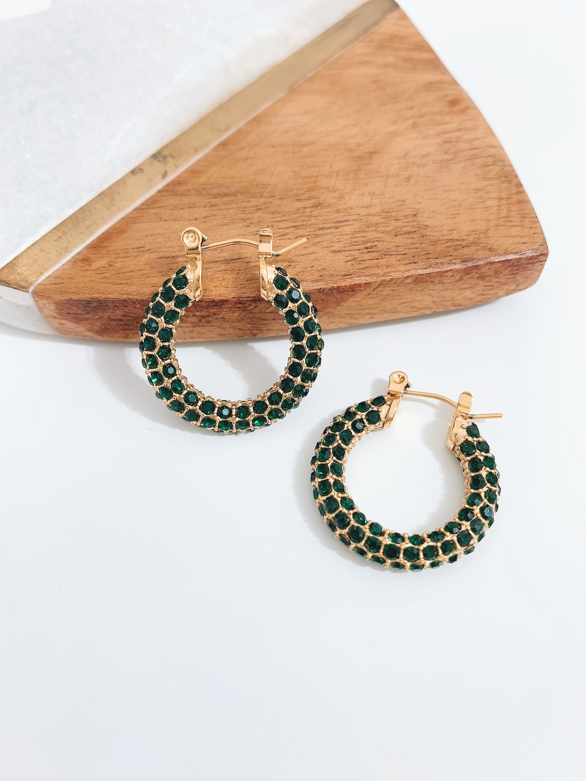Glenda CZ Hoops