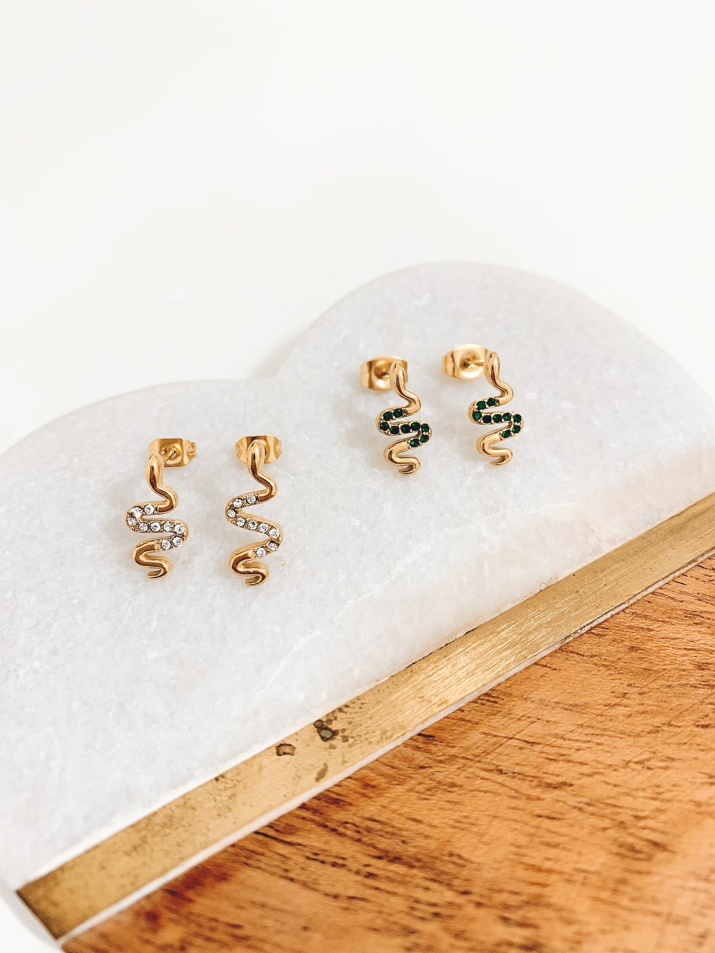 Dainty Snake Stud