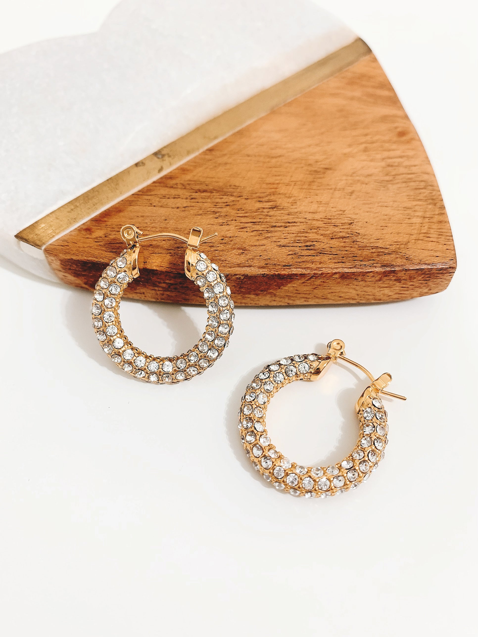 Glenda CZ Hoops
